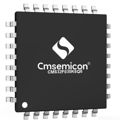CMS32F030K6Q6 ICの破片のフラッシュMCUは非常に1つの停止サーモスタットの解決を統合した