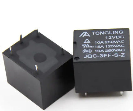 5 Pin 5V 6V 9V 12V 24V T73 PCBのリレー15A 125VAC高い発電の電気小型リレー